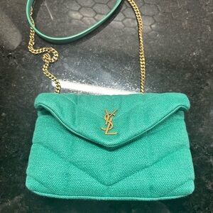 Brand new never used condition YSL green bag.